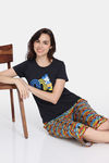 Zivame Disney Knit Poly Capri Set - High Risk Red — thumbnail 4